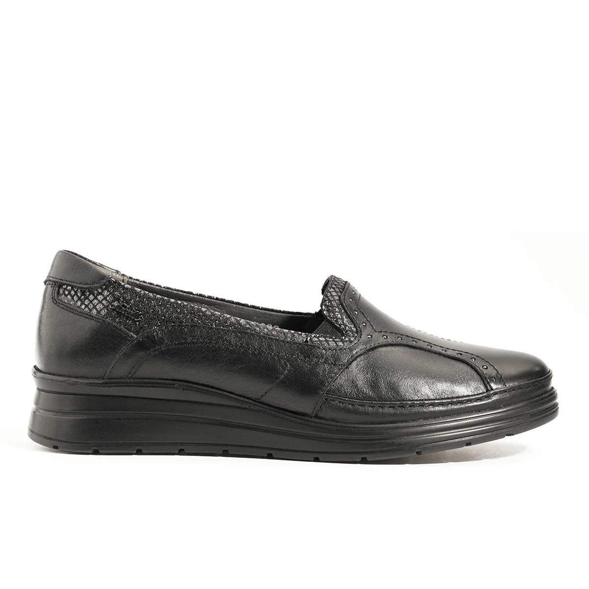 Forelli 26239-K Siyah Hallux Comfort Kadın Ayakkabı