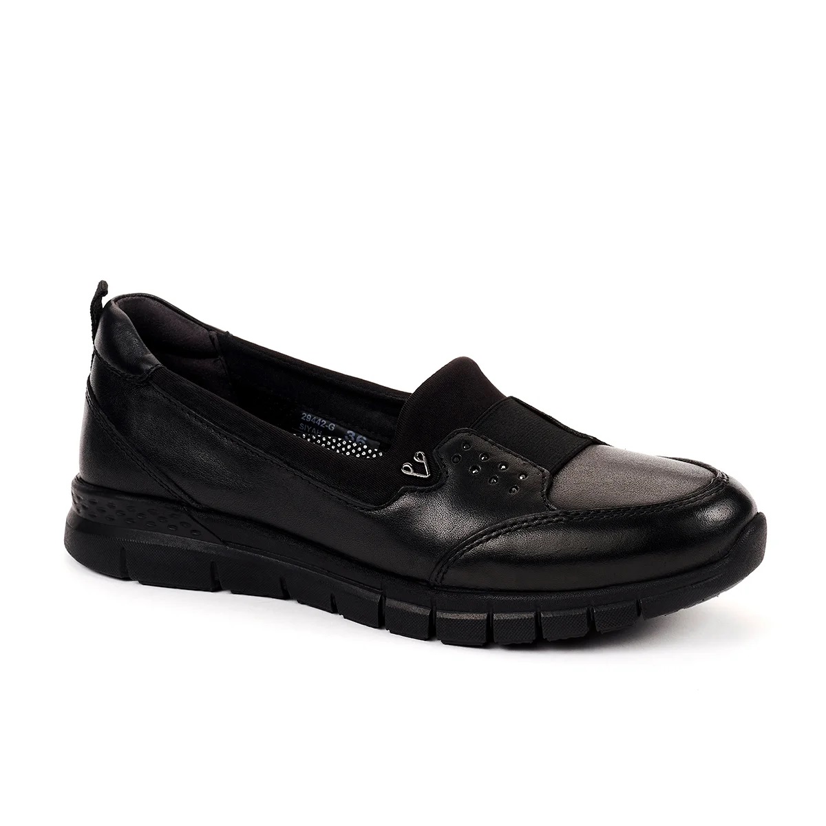 Forelli 29442-G Comfort Siyah Kadın Günlük Ayakkabı