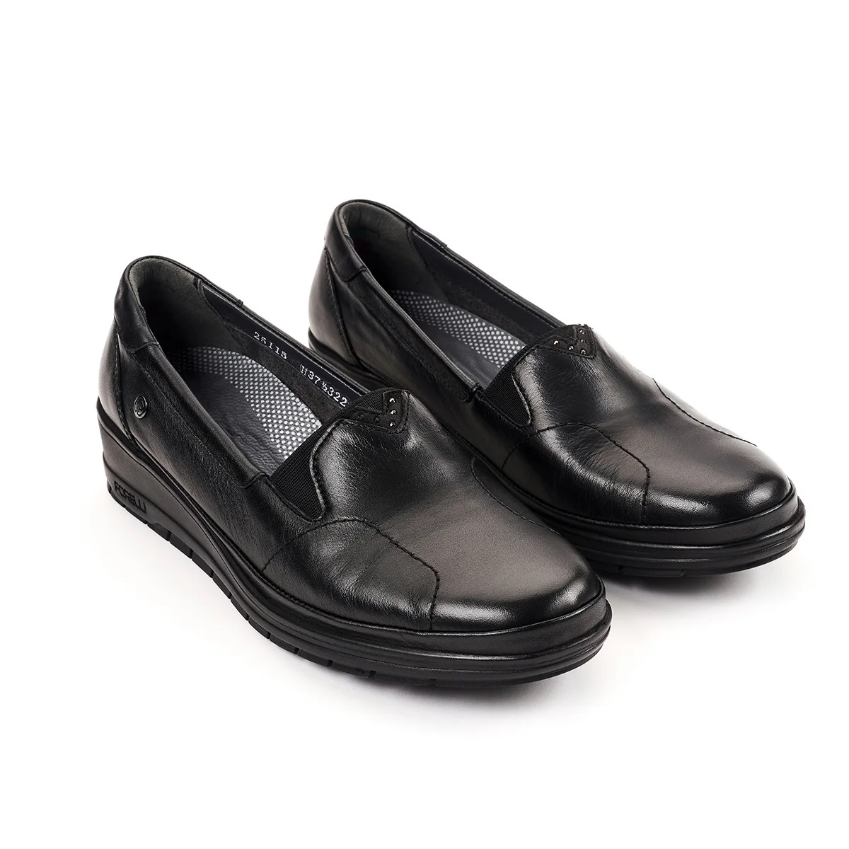 Forelli NINA 25115-H Siyah Kadın Comfort Ayakkabı